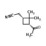 CAS#: 138512-75-1， [(1R,3R)-3-Acetyl-2,2-Dimethylcyclobutyl]Acetonitrile
