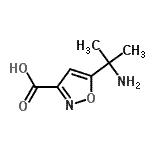 CAS#: 138741-98-7， 5-(2-Amino-2-Propanyl)-1,2-Oxazole-3-Carboxylic Acid