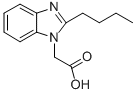 structure of CAS# 138992-92-4, 2-(2-Butylbenzimidazol-1-Yl)Acetate;2-(2-Butyl-1-Benzimidazolyl)Acetate;2-(2-Butylbenzimidazol-1-Yl)Ethanoate;Zinc03886755