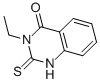 结构式 CAS# 13906-08-6, 3-乙基-2,3-二氢-2-硫代-4(1H)-喹唑啉酮