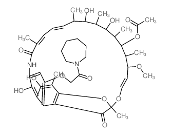 CAS#: 13929-37-8， 4-O-[2-(Hexahydro-1H-Azepin-1-Yl)-2-Oxoethyl]Rifamycin