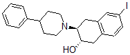 CAS 登录号：139399-80-7， (2S,3S)-6-碘-3-(4-苯基哌啶-1-基)-1,2,3,4-四氢萘-2-醇