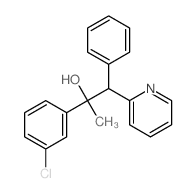CAS#: 13997-39-2， 1-(3-Chlorophenyl)-1-Methyl-2-Phenyl-2-(2-Pyridine)Ethanol