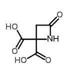CAS#: 140165-44-2， 4-Oxo-2,2-Azetidinedicarboxylic Acid