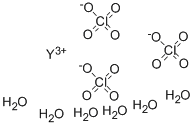structure of CAS# 14017-56-2, Perchloric Acid Yttrium Salt;Yttrium(3+) Perchlorate
