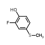 CAS#: 140220-05-9， 2-Fluoro-4-(Methylsulfanyl)Phenol