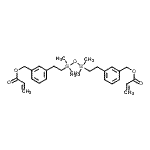 CAS#: 140220-31-1， (1,1,3,3-Tetramethyl-1,3-Disiloxanediyl)Bis(2,1-Ethanediyl-3,1-Phenylenemethylene) Bisacrylate
