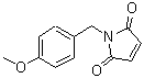结构式 CAS# 140480-96-2, 1-(4-甲氧基苄基)-1H-吡咯-2,5-二酮