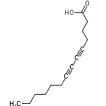 structure of CAS# 140654-92-8, 5,7-Tetradecadiynoic Acid