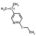 CAS#: 140687-67-8， 5-(Dimethylsilyl)-2-(Ethylsulfanyl)Pyridine