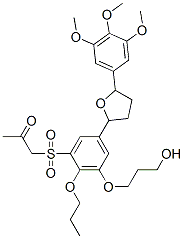 CAS#: 140705-10-8， 1-[3-(3-Hydroxypropoxy)-2-Propoxy-5-[(2S,5S)-5-(3,4,5-Trimethoxyphenyl)Oxolan-2-Yl]Phenyl]Sulfonylpropan-2-One