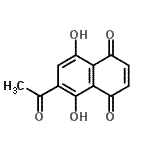 CAS#: 14090-47-2， 6-Acetyl-5,8-Dihydroxy-1,4-Naphthoquinone