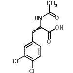 CAS#: 14091-10-2， 2-Acetamido-3-(3,4-Dichlorophenyl)Acrylic Acid