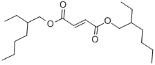 structure of CAS# 141-02-6, Dioctyl Fumarate;Bis(2-Ethylhexyl) But-2-Enedioate;(E)-But-2-Enedioic Acid Bis(2-Ethylhexyl) Ester;But-2-Enedioic Acid Bis(2-Ethylhexyl) Ester