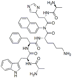CAS#: 141925-59-9， Alanyl-histidyl-(2-naphthyl)alanyl-tryptophyl-phenylalanyl-lysinamide