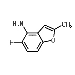 CAS#: 141976-75-2， 5-Fluoro-2-Methyl-1-Benzofuran-4-Amine
