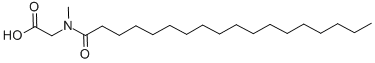structure of CAS# 142-48-3, Stearoyl Sarcosine;2-(Methyl-Octadecanoyl-Amino)Acetic Acid;2-(Methyl-(1-Oxooctadecyl)Amino)Acetic Acid;2-(Methyl-Stearoyl-Amino)Acetic Acid