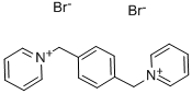 structure of CAS# 14208-10-7, 1,1'-[1,4-Phenylenebis(Methylene)]Bis-Pyridinium Dibromide;1-[[4-(1-Pyridin-1-Iumylmethyl)Phenyl]Methyl]Pyridin-1-Ium Dibromide;1-[4-(Pyridin-1-Ium-1-Ylmethyl)Benzyl]Pyridin-1-Ium Dibromide;1,1'-(P-Phenylenedimethylene)Bis(Pyridinium Bromide)