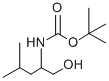 结构式 CAS# 142121-48-0, N-[1-(羟基甲基)-3-甲基丁基]-氨基甲酸叔丁酯