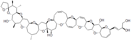 CAS#: 142185-85-1， 52-Epiciguatoxin 3