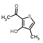 CAS 登录号：142267-89-8， 1-(3-羟基-4-甲基-2-噻吩基)乙酮