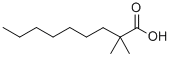 structure of CAS# 14250-75-0, 2,2-Dimethyl-Nonanoic Acid;2,2-Dimethylpelargonic Acid