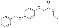 structure of CAS# 142717-44-0, 2-[4-(Phenylmethoxy)Phenoxy]-Acetic Acid Ethyl Ester;Ethyl 2-[4-(Benzyloxy)Phenoxy]Acetate