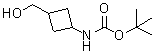 结构式 CAS# 142733-64-0, N-[3-(羟基甲基)环丁基]氨基甲酸叔丁酯
