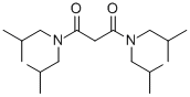 structure of CAS# 14287-99-1, N,N,N'',N''-Tetraisobutyl-Malonamide;N,N,N',N'-Tetraisobutylpropanediamide;N,N,N',N'-Tetraisobutylmalonamide;Zinc02165397