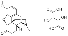 structure of CAS# 143-71-5, Hydrocodone Bitartrate;Morphinan-6-One, 4,5-Epoxy-3-Methoxy-17-Methyl-, (5Alpha)-, (2R,3R)-2,3-Dihydroxybutanedioate (1:1);Morphinan-6-One, 4,5-Epoxy-3-Methoxy-17-Methyl-, (5Alpha)-, (R-(R*,R*))-2,3-Dihydroxybutanedioate (1:1);Morphinan-6-One, 4,5-Epoxy-3-Methoxy-17-Methyl-, (5Alpha)-, (Theta-(Theta,Theta))-2,3-Dihydroxybutanedioate (1:1)