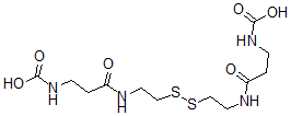 CAS#: 143129-01-5， [3-[2-[2-[3-(Carboxyamino)Propanoylamino]Ethyldisulfanyl]Ethylamino]-3-Oxopropyl]Carbamic Acid