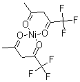 结构式 CAS# 14324-83-5, 二(1,1,1-三氟-2,4-戊烷二酮)-镍
