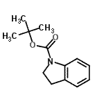 结构式 CAS# 143262-10-6, 2-甲基-2-丙基1-吲哚啉羧酸酯