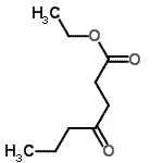structure of CAS# 14369-94-9, Ethyl 4-Oxoheptanoate;Ethyl 4-oxoheptanoate