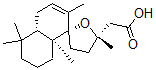 structure of CAS# 1438-57-9, (2R,5S)-4,4'aalpha,5,5',6',7',8',8'a-Octahydro-2',5,5',5',8'abeta-Pentamethylspiro[Furan-2(3H),1'(4'H)-Naphthalene]-5-Acetic Acid;2-[(2'S,4As,8R,8As)-2',4,4,7,8A-Pentamethylspiro[2,3,4A,5-Tetrahydro-1H-Naphthalene-8,5'-Tetrahydrofuran]-2'-Yl]Acetic Acid;2-[(2'S,4As,8R,8As)-2',4,4,7,8A-Pentamethyl-2'-Spiro[2,3,4A,5-Tetrahydro-1H-Naphthalene-8,5'-Tetrahydrofuran]Yl]Acetic Acid;2-[(2'S,4As,8R,8As)-2',4,4,7,8A-Pentamethylspiro[2,3,4A,5-Tetrahydro-1H-Naphthalene-8,5'-Oxolane]-2'-Yl]Ethanoic Acid