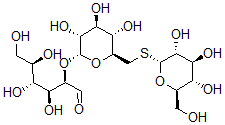 CAS#: 143801-13-2， (2R,3S,4R,5R)-3,4,5,6-Tetrahydroxy-2-[(2S,3R,4S,5S,6S)-3,4,5-Trihydroxy-6-[[(2R,3R,4S,5S,6R)-3,4,5-Trihydroxy-6-(Hydroxymethyl)Oxan-2-Yl]Sulfanylmethyl]Oxan-2-Yl]Oxyhexanal