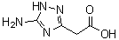 structure of CAS# 143832-52-4, (5-Amino-1H-1,2,4-Triazol-3-Yl)Acetic Acid;(3-Amino-1H-1,2,4-triazol-5-yl)acetic acid #;(5-Amino-1H-1,2,4-triazol-3-yl)acetic acid;(5-Amino-4H-1,2,4-triazol-3-yl)acetic acid