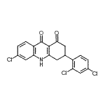 CAS#: 144155-24-8， 6-Chloro-3-(2,4-Dichlorophenyl)-9-Hydroxy-3,4-Dihydro-1(2H)-Acridinone