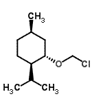structure of CAS# 144177-48-0, (1R,2S,4R)-2-(Chloromethoxy)-1-Isopropyl-4-Methylcyclohexane;-CHLOROMETHYLISOMENTHYLETHER