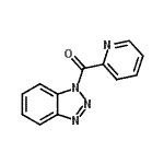 structure of CAS# 144223-29-0, 1H-Benzotriazol-1-Yl(2-Pyridinyl)Methanone;1-(2-Pyridylcarbonyl)benzotriazole;1-(4-Pyridylcarbonyl)benzotriazole;benzotriazol-1-yl-pyridin-2-ylmethanone