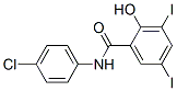 CAS#: 14437-46-8， N-[4-Chlorophenyl]-2-Hydroxy-3,5-Diiodobenzamide