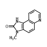 CAS#: 144486-08-8， 3-Methyl-1,3-Dihydro-2H-Imidazo[4,5-f]Quinolin-2-One