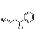 CAS 登录号：144635-02-9， (1S)-1-(2-吡啶基)-3-丁烯-1-醇