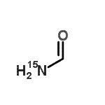 structure of CAS# 1449-77-0, (<Sup>15</Sup>N)Formamide;(15)N-formamide;Formamide-15N;489433_ALDRICH