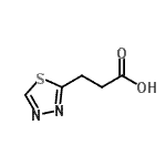 CAS#: 14501-20-3， 3-(1,3,4-Thiadiazol-2-Yl)Propanoic Acid