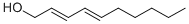 structure of CAS# 14507-02-9, 2,4-Decadien-1-Ol;2,4-Decadien-1-Ol, (E,Z)-;(2E,4E)-2,4-Decadien-1-Ol;(E,E)-2,4-Decadien-1-Ol