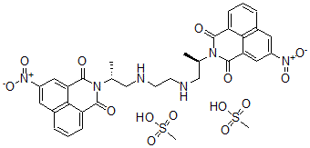 CAS#: 145124-30-7， Bisnafide Dimesylate [Usan]