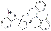 CAS 登录号：145131-55-1， 3-(2,6-二甲基苯基)-1-[[1-(1-甲基吲哚-3-基)环戊基]甲基]-1-(苯基甲基)脲