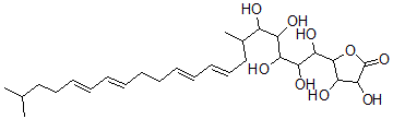 CAS#: 145144-33-8， 3,4-Dihydroxy-5-[(8E,10E,14E,16E)-1,2,3,4,5-Pentahydroxy-6,20-Dimethylhenicosa-8,10,14,16-Tetraenyl]Oxolan-2-One