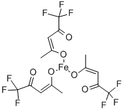 structure of CAS# 14526-22-8, Tris(1,1,1-Trifluoro-2,4-Pentanedionato)-Iron;IRON(III) 1,1,1-TRIFLUORO 2,4-PENTANEDIONATE;TRIS(TRIFLUORO-2,4-PENTANEDIONATO)IRON(III);TRIS(TRIFLUORO-2,4-PENTANEDIONATO)IRON(3)